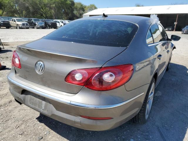 WVWHP7AN5CE539836 - 2012 VOLKSWAGEN CC LUXURY GOLD photo 4