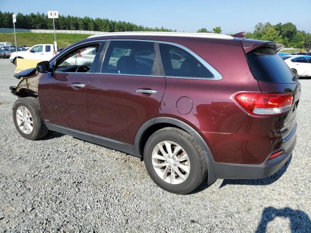 5XYPGDA34GG163944 - 2016 KIA SORENTO LX BURGUNDY photo 2