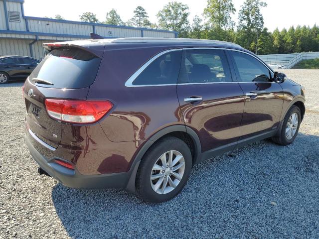 5XYPGDA34GG163944 - 2016 KIA SORENTO LX BURGUNDY photo 3