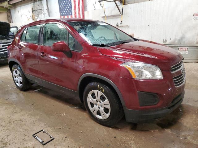 3GNCJKSB5GL148573 - 2016 CHEVROLET TRAX LS RED photo 4