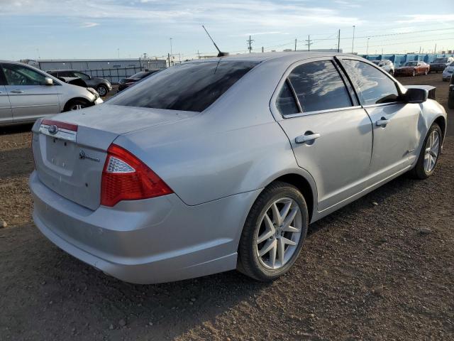 3FADP0L34AR431922 - 2010 FORD FUSION HYBRID SILVER photo 4