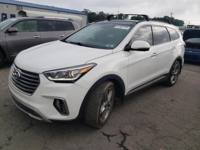 KM8SRDHF9HU201281 - 2017 HYUNDAI SANTA FE SE ULTIMATE WHITE photo 1