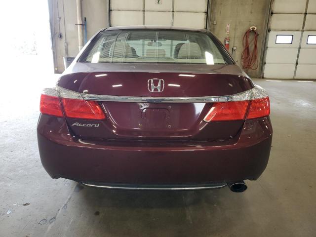 1HGCR2F39DA277960 - 2013 HONDA ACCORD LX BURGUNDY photo 6