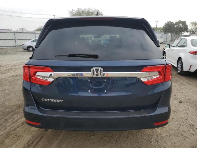 5FNRL6H55LB057561 - 2020 HONDA ODYSSEY EX BLUE photo 6