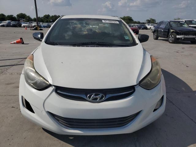 5NPDH4AE7DH445419 - 2013 HYUNDAI ELANTRA GLS WHITE photo 5