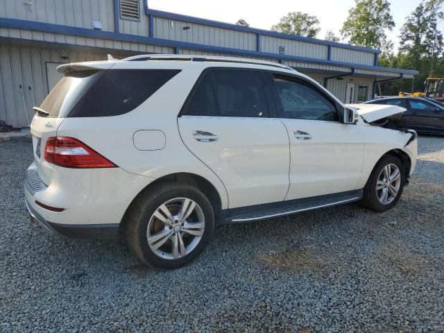 4JGDA5HB5DA219761 - 2013 MERCEDES-BENZ ML 350 4MATIC WHITE photo 3
