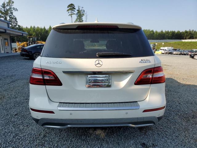 4JGDA5HB5DA219761 - 2013 MERCEDES-BENZ ML 350 4MATIC WHITE photo 6