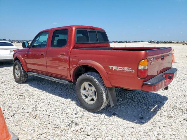 5TEGN92N12Z074608 - 2002 TOYOTA TACOMA DOUBLE CAB PRERUNNER RED photo 2
