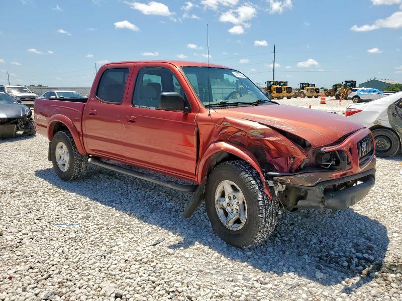 5TEGN92N12Z074608 - 2002 TOYOTA TACOMA DOUBLE CAB PRERUNNER RED photo 4