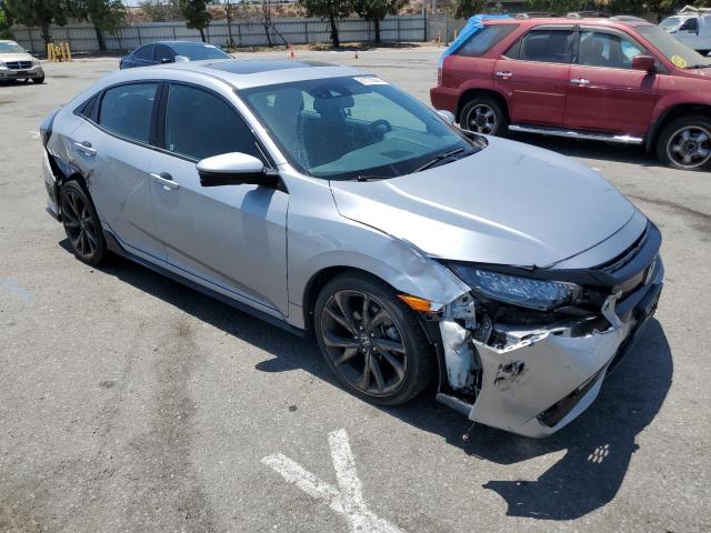 SHHFK7H91HU416182 - 2017 HONDA CIVIC SPORT TOURING SILVER photo 4