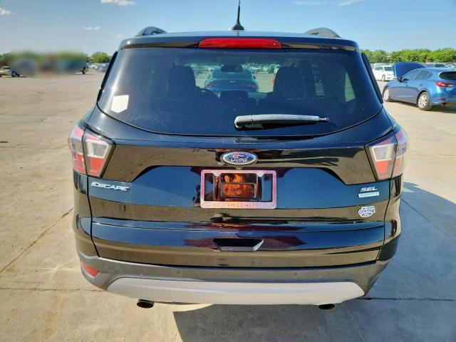 1FMCU0HD1JUB60256 - 2018 FORD ESCAPE SEL BLACK photo 6