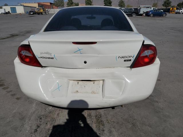 1B3ES56C05D171072 - 2005 DODGE NEON SXT WHITE photo 6