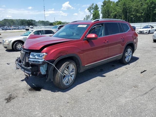 1V2NR2CAXJC571926 - 2018 VOLKSWAGEN ATLAS SEL PREMIUM RED photo 1