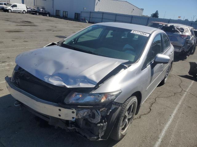 19XFB2F74FE029795 - 2015 HONDA CIVIC SE SILVER photo 1