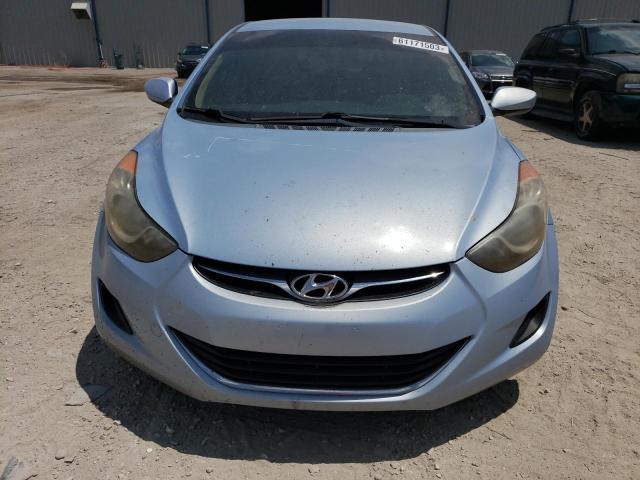 KMHDH4AE1DU721739 - 2013 HYUNDAI ELANTRA GLS BLUE photo 5