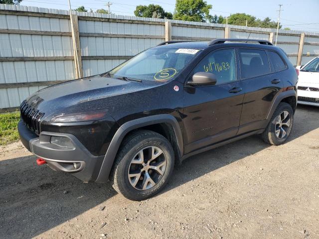 1C4PJMBS3FW668205 - 2015 JEEP CHEROKEE TRAILHAWK შავი ფოტო 1