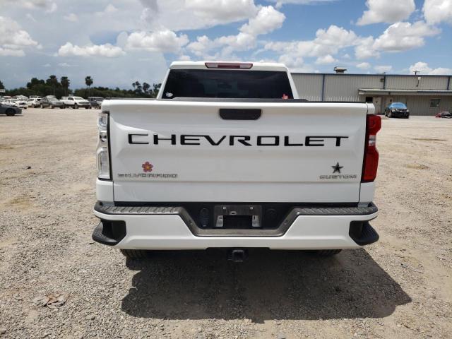 1GCRWBEK9MZ331155 - 2021 CHEVROLET SILVERADO C1500 CUSTOM WHITE photo 6