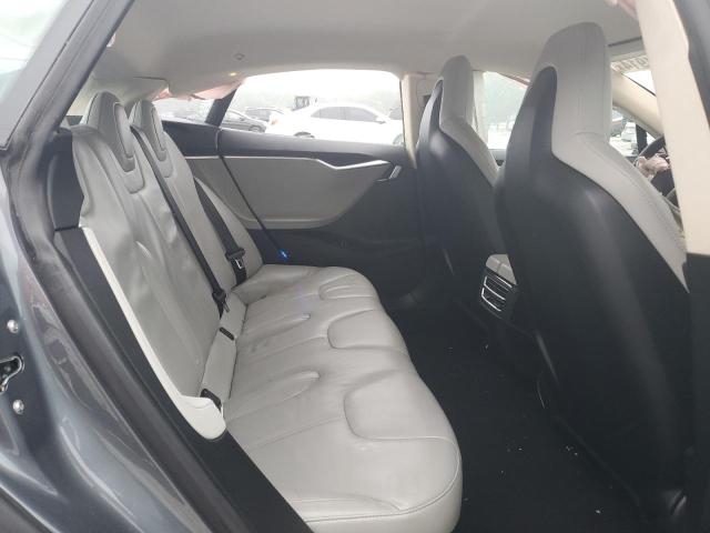 5YJSA1H1XEFP40446 - 2014 TESLA MODEL S GRAY photo 10