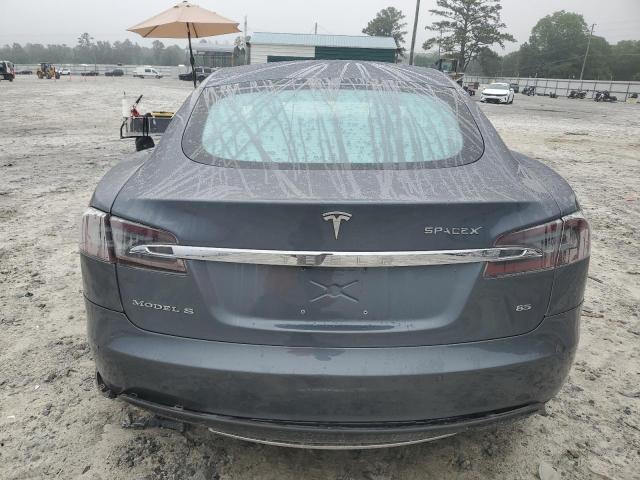 5YJSA1H1XEFP40446 - 2014 TESLA MODEL S GRAY photo 6