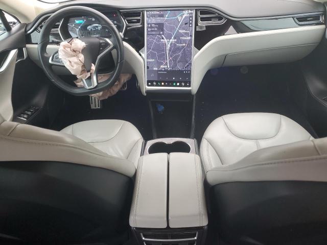 5YJSA1H1XEFP40446 - 2014 TESLA MODEL S GRAY photo 8