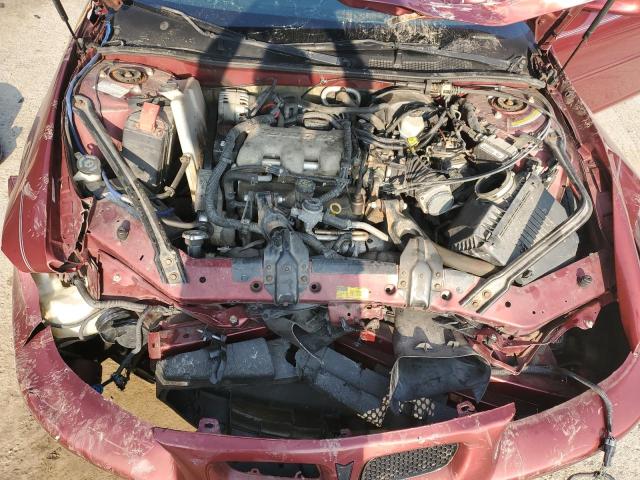 1G2WK52J3YF320899 - 2000 PONTIAC GRAND PRIX SE1 BURGUNDY photo 11