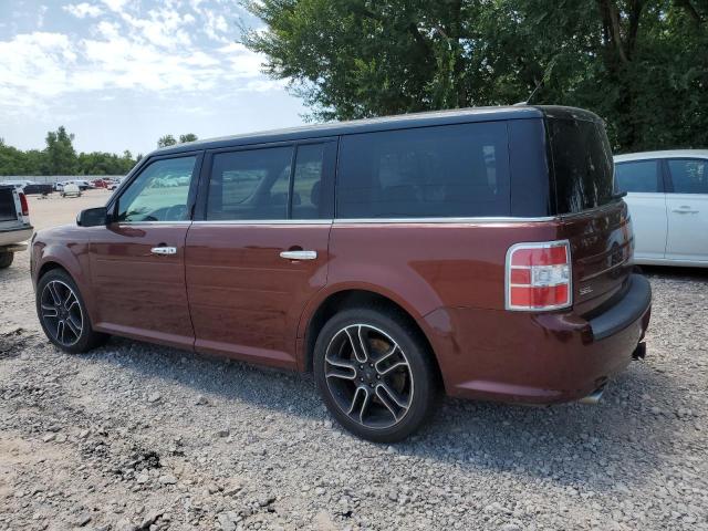 2FMGK5C80FBA14765 - 2015 FORD FLEX SEL BROWN photo 2