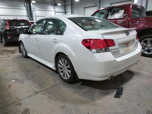 4S3BMEK63A2223604 - 2010 SUBARU LEGACY 3.6R LIMITED WHITE photo 3