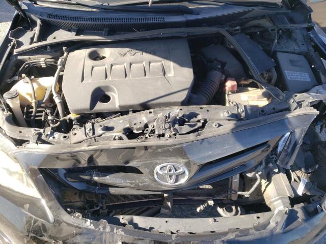 5YFBU4EE4CP039029 - 2012 TOYOTA COROLLA BASE BLACK photo 11