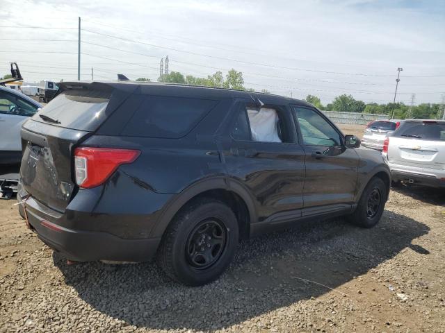 1FM5K8AB3MGA06401 - 2021 FORD EXPLORER POLICE INTERCEPTOR BLACK photo 3