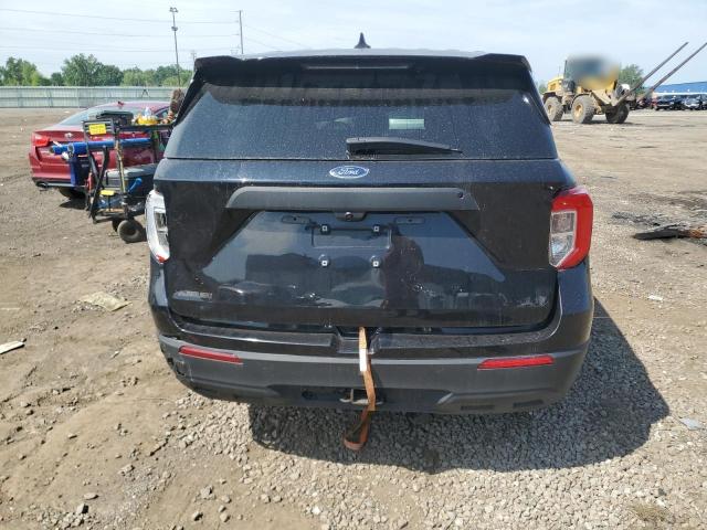 1FM5K8AB3MGA06401 - 2021 FORD EXPLORER POLICE INTERCEPTOR BLACK photo 6