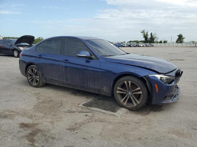 WBA8B9G50JNU58237 - 2018 BMW 330 I Կապույտ լուսանկար 4
