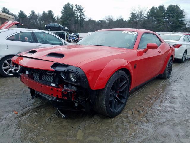 2C3CDZL97KH502636 - 2019 DODGE CHALLENGER SRT HELLCAT REDEYE  photo 2