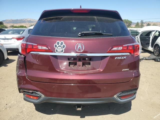 5J8TB4H74HL014740 - 2017 ACURA RDX ADVANCE BURGUNDY photo 6