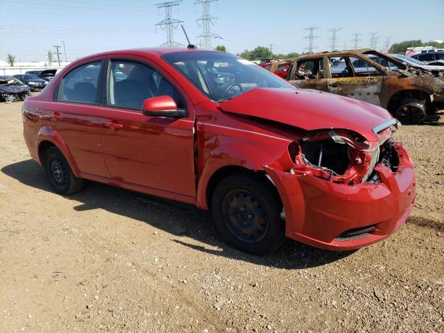 KL1TD5DE6BB206801 - 2011 CHEVROLET AVEO LS RED photo 4