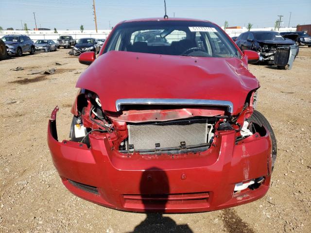 KL1TD5DE6BB206801 - 2011 CHEVROLET AVEO LS წითელი ფოტო 5