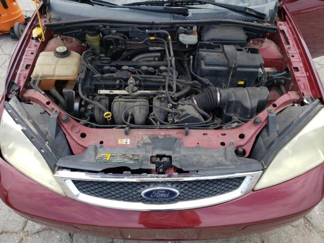 1FAFP34NX6W103502 - 2006 FORD FOCUS ZX4 BURGUNDY photo 11