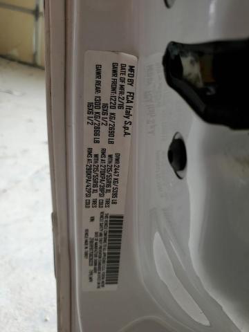 ZFBERFBT7G6C16320 - 2016 RAM PROMASTER SLT WHITE photo 13