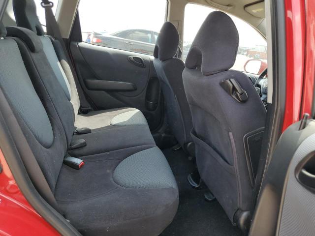 JHMGD38607S055106 - 2007 HONDA FIT S წითელი ფოტო 10