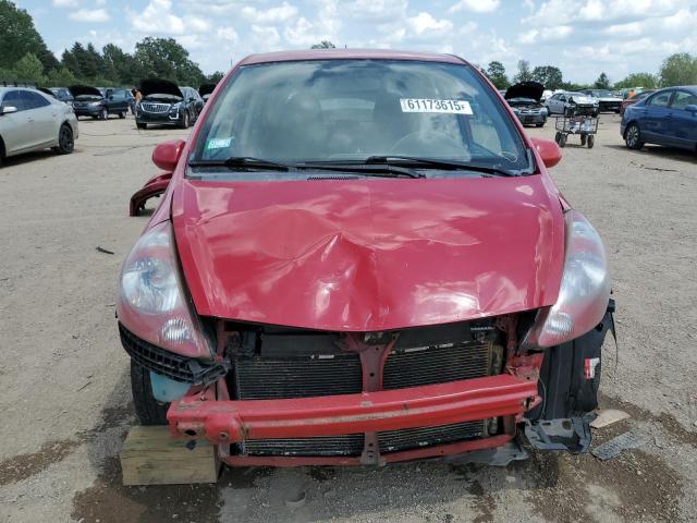 JHMGD38607S055106 - 2007 HONDA FIT S წითელი ფოტო 5