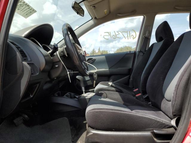JHMGD38607S055106 - 2007 HONDA FIT S წითელი ფოტო 7