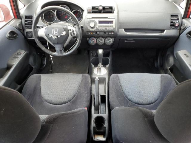 JHMGD38607S055106 - 2007 HONDA FIT S წითელი ფოტო 8