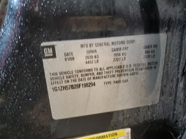 1G1ZH57B28F198294 - 2008 CHEVROLET MALIBU 1LT 石墨色 照片 12