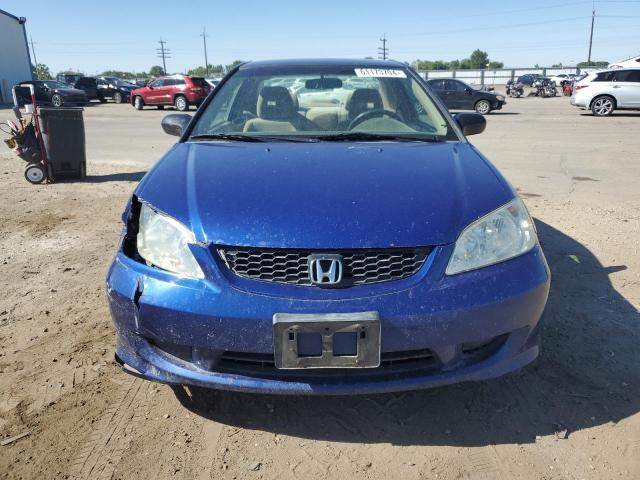 1HGEM21165L074317 - 2005 HONDA CIVIC DX VP Mavi foto 5
