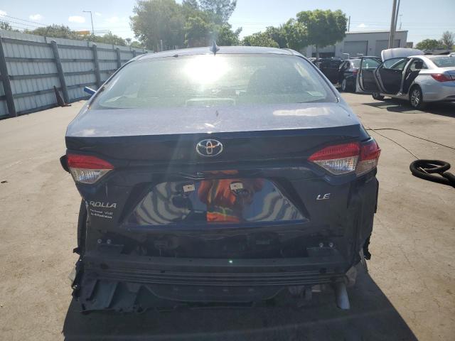 5YFEPMAE6MP191745 - 2021 TOYOTA COROLLA LE Mavi foto 6