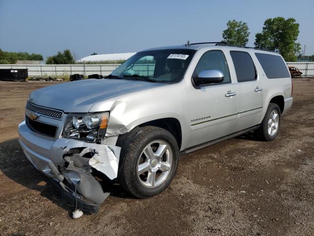 1GNSKKE75DR190097 - 2013 CHEVROLET SUBURBAN K1500 LTZ GRAY photo 1