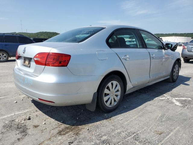 3VW2K7AJ0EM318186 - 2014 VOLKSWAGEN JETTA BASE SILVER photo 3