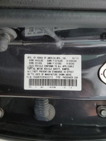 19UUB1F55FA003713 - 2015 ACURA TLX TECH CHARCOAL photo 13