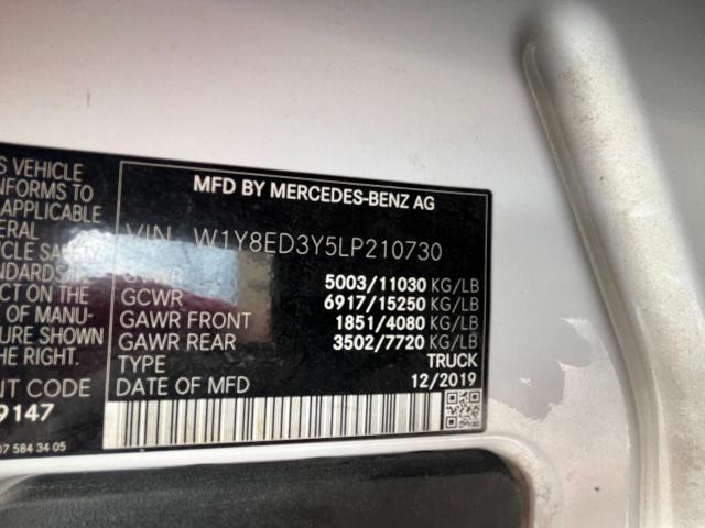 W1Y8ED3Y5LP210730 - 2020 MERCEDES-BENZ SPRINTER 3500 WHITE photo 10