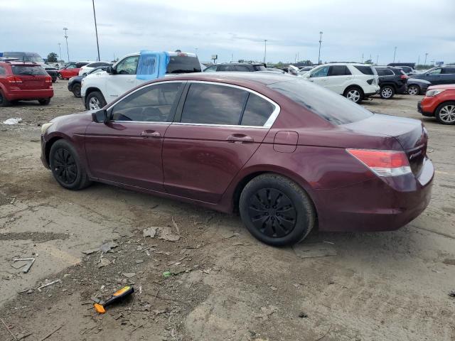 1HGCP26358A096656 - 2008 HONDA ACCORD LX BURGUNDY photo 2