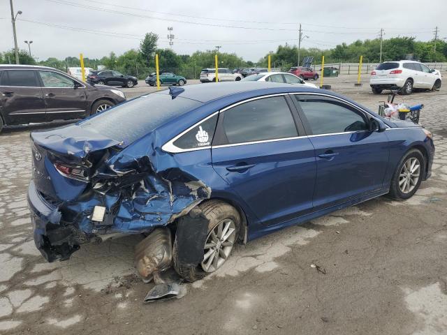 5NPE24AF3KH730081 - 2019 HYUNDAI SONATA SE 蓝色 照片 3